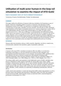 thumbnail of A multi-actor human-in-the-loop simulation methodology to