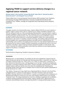thumbnail of Applying FRAM to support service delivery changes in a re