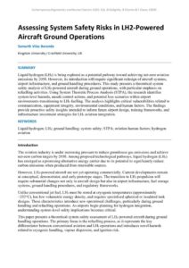 thumbnail of Assessing System Safety Risks in LH2-Powered Aircraft Gro