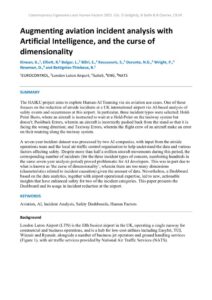 thumbnail of Augmenting aviation incident analysis with Artificial Intelligence and the curse of dimensionality