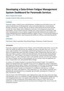 thumbnail of Developing a Data-Driven Fatigue Management System Dashbo
