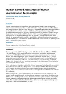 thumbnail of Human-Centred Assessment of Human Augmentation Technologies
