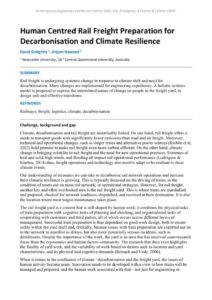 thumbnail of Human Centred Rail Freight Preparation for Decarbonisatio