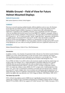 thumbnail of Middle Ground – Field of View for Future Helmet Mounted Displays