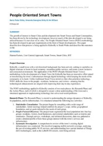 thumbnail of People Oriented Smart Towns