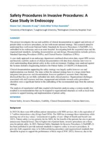 thumbnail of Safety Procedures in Invasive Procedures A Case Study in