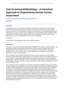 thumbnail of Task Screening Methodology – A Consistent Approach to Pro