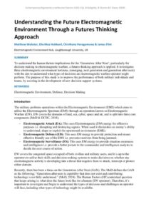 thumbnail of Understanding the Future Electromagnetic Environment Thro