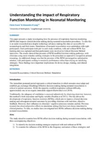 thumbnail of Understanding the impact of Respiratory Function Monitori